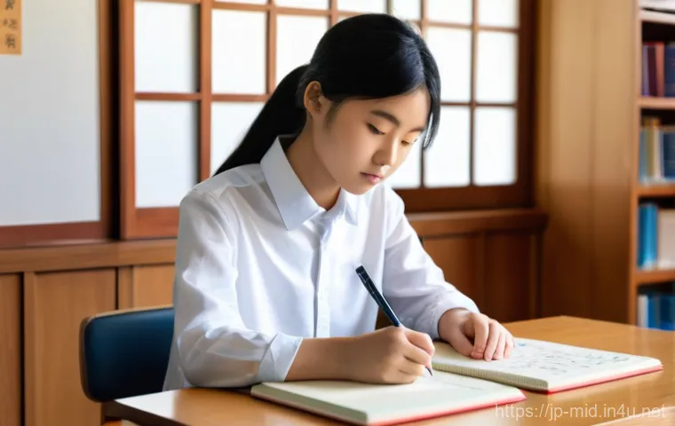중학교 학생 맞춤 지도법 - **Prompt: Hybrid Learning: Japanese Student Blending Traditional Notes and AI Drill**
    A focused ...
